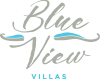 Blue View villas logo Crete